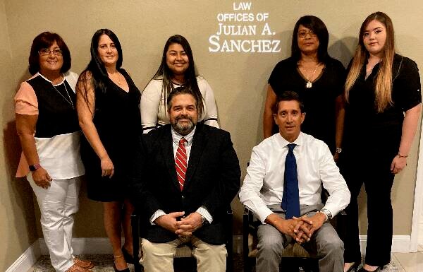 julian sanchez law offices team photo